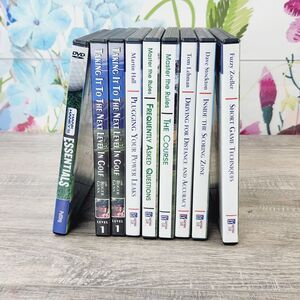 PGA Tour Partners Club Golf Game and Other Instructional DVDs Lot Of 9